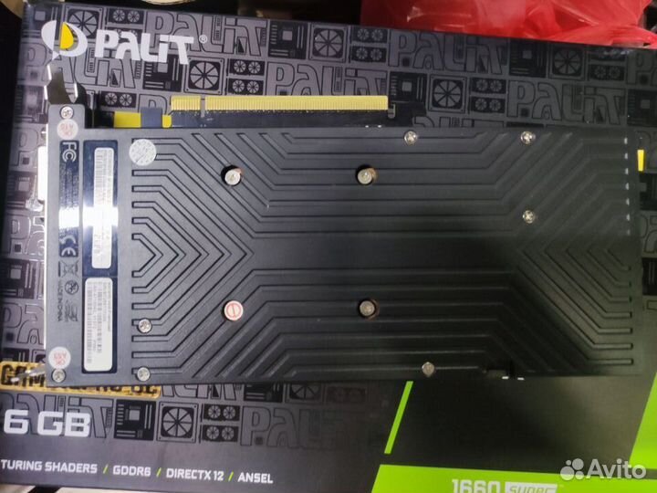 Видеокарта Palit nvidia GeForce GTX 1660super