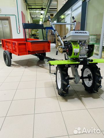 Мотоблок Honda GX270+Телега 500 кг