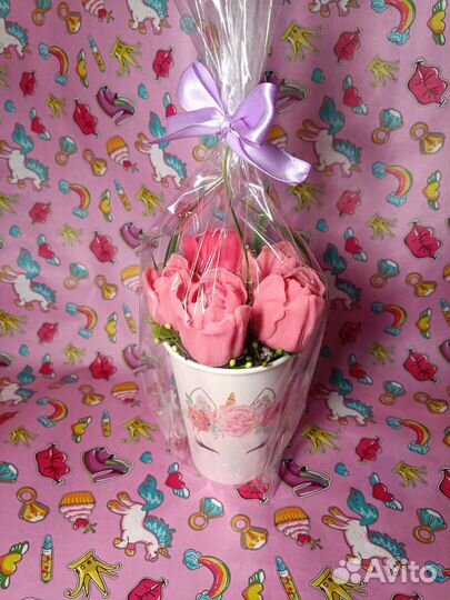 Мыльные букеты