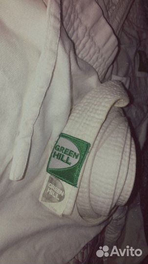 Кимоно детское для карате Green Hill Club 126/135