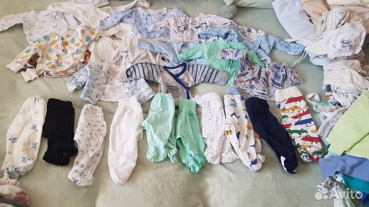 Большой пакет вещей для новорожденного