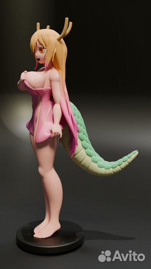 Фигурка аниме Горничная - дракон TohruTowel