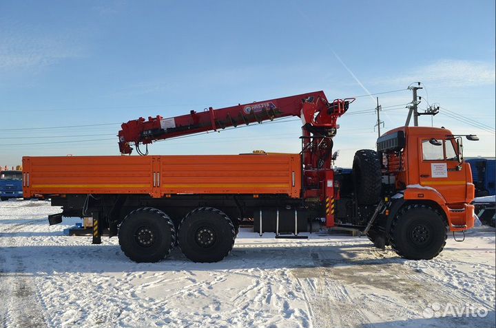 Бортовой грузовик КАМАЗ 43118-50 с КМУ Horyong, 2025