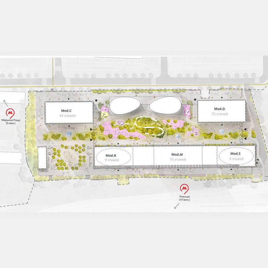 3-к. квартира, 86 м², 32/44 эт.