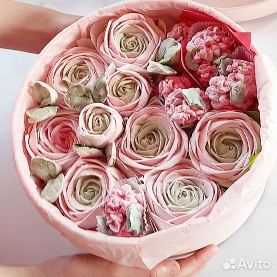 Зефирные букеты Сладкий подарок девушке,маме