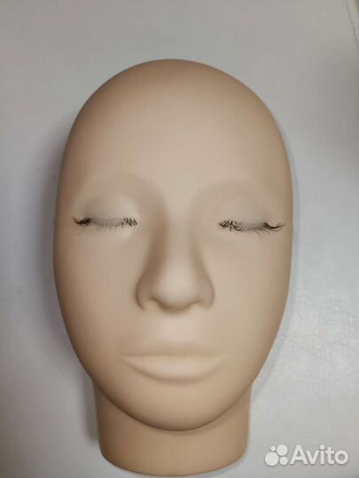 Голова манекен тренировочная для наращивания