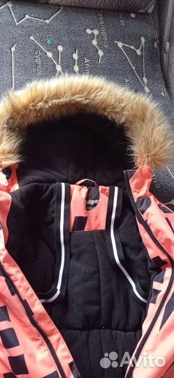 Зимний комбинезон для девочки 116