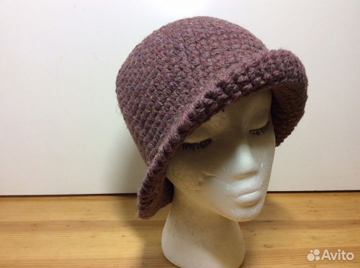 Шляпка пастельного сливового цвета, 56-59,арт 171