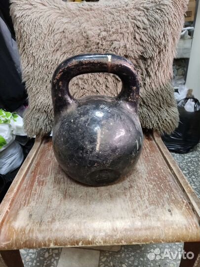 Гантели гири пудовая16 кг авито доставкой
