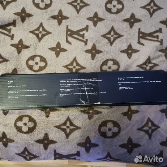 Усилитель на 24v новый