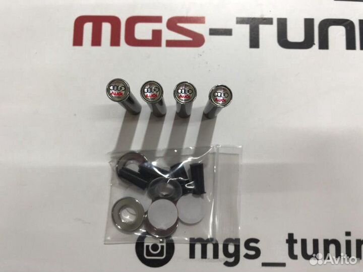 Наконечники кнопок блокировки дверей Audi White