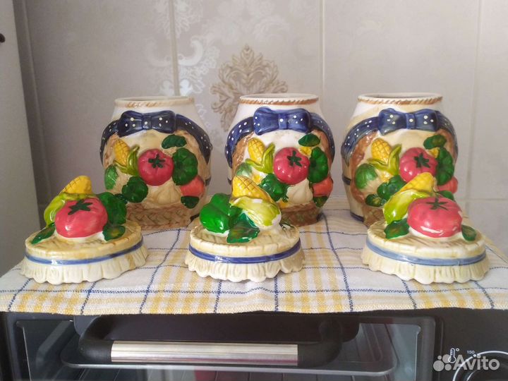 Баночки керамические для кухни