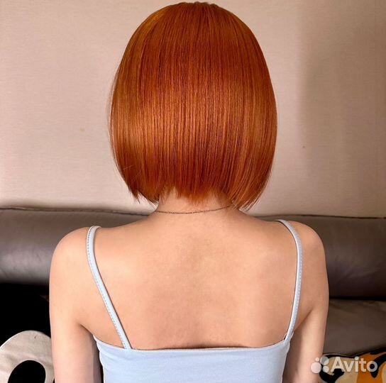 Парик рыжий короткий