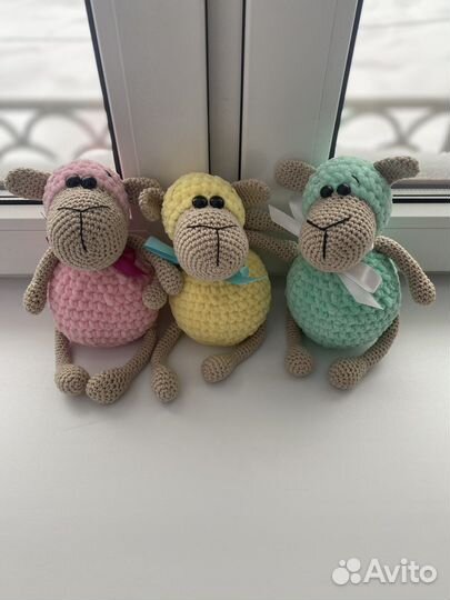 Вязаные игрушки ручной работы