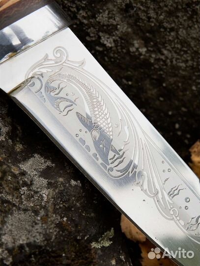 Нож охотничий ручной работы 