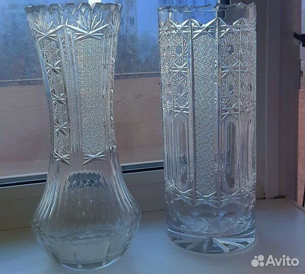 Хрустальная ваза echt bleikristall Германия