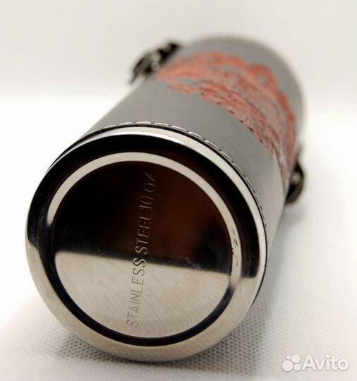 Фляжка металлическая в чехле