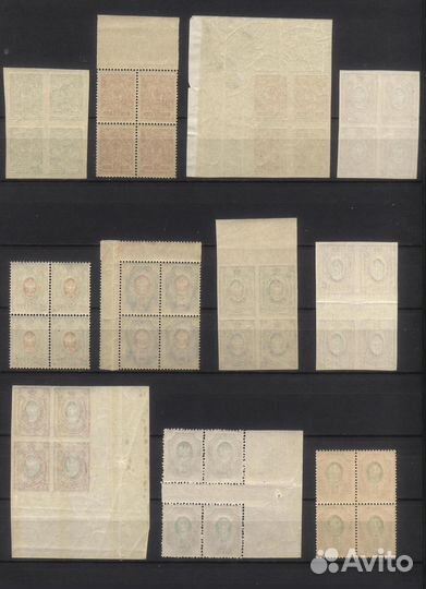 1912-18 Чистые** кварты стандарта 19,25,26 вып.(1)