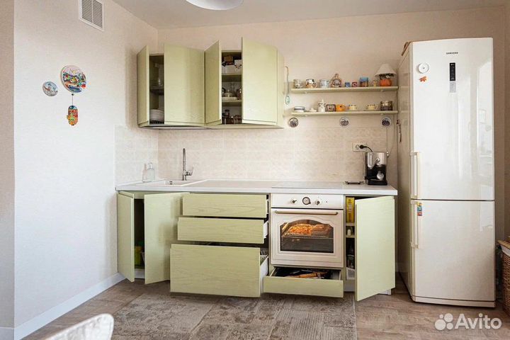 Кухня прямая. Цена за всю кухню CN:015589