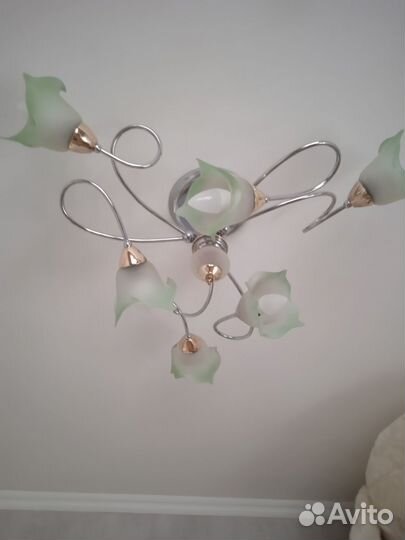 Люстра потолочная подвесная бу