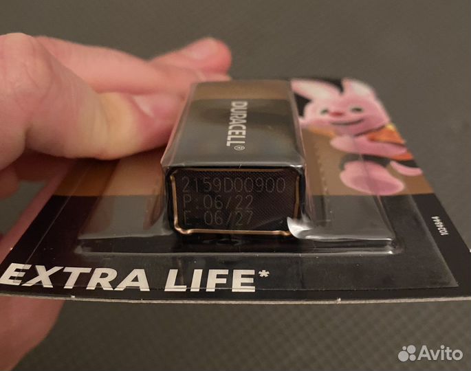 Батарейки крона Duracell 9v