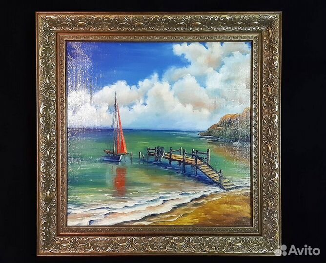 Картина (масло,холст,ручная работа) 