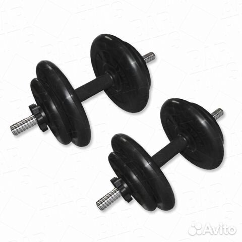 Гантели разборные MB Barbell MB-FdbM-At4 16.5кг 2
