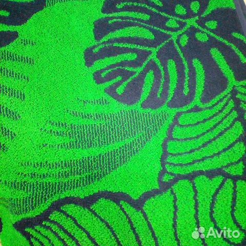 Полотенце махровое пляжное Тропики