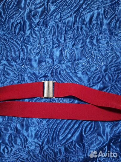 Пуховик красный на девочку зима