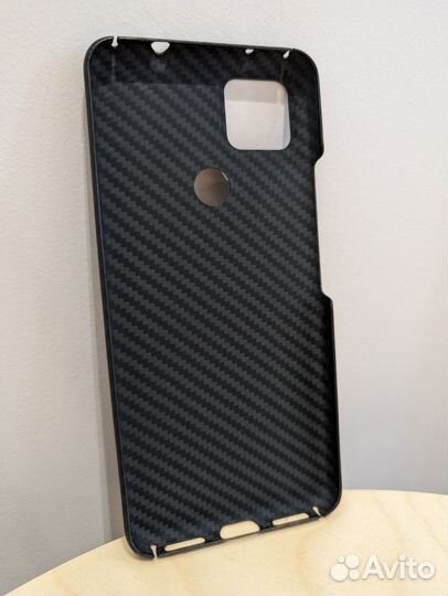 Чехол для google pixel 5a карбон