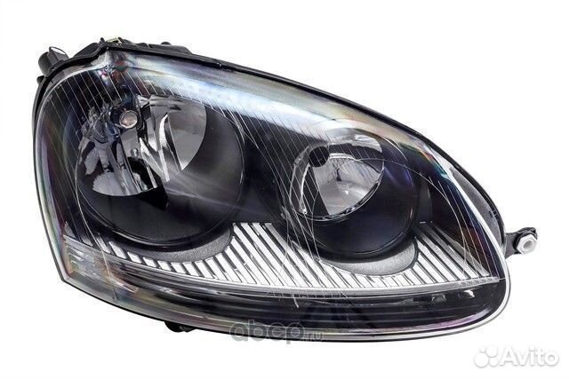 Фара правая черная VW Golf 5 (2003-2008)