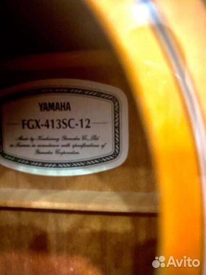 Yamaha Электроакустическая 12-ти струнная гитара