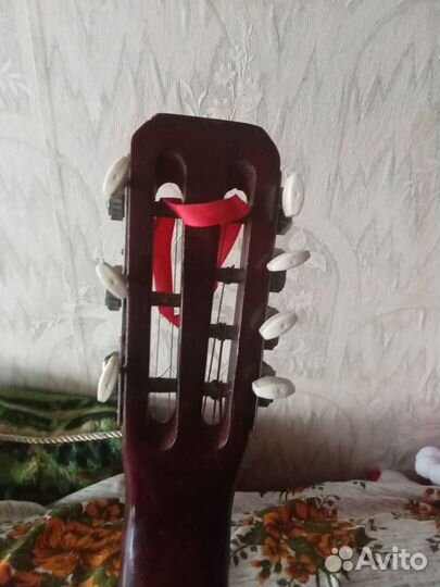 Гитара акустическая семиструнная советская СССР