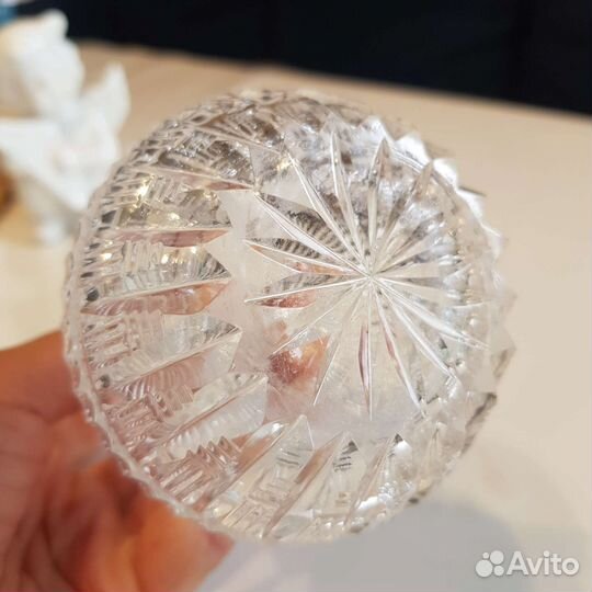 Графин хрустальный маленький конец 19 века