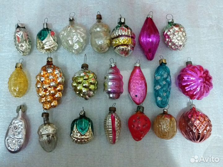 Елочные игрушки из СССР