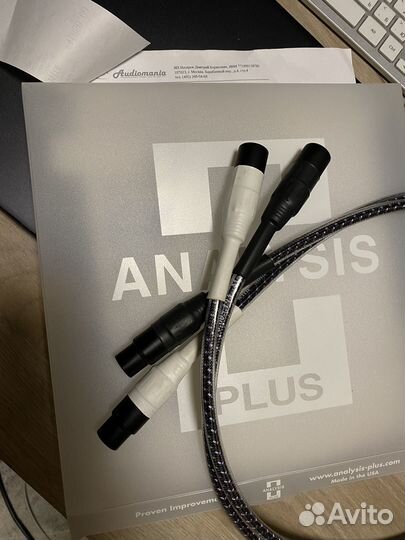 Analysis plus oval crystal XLR