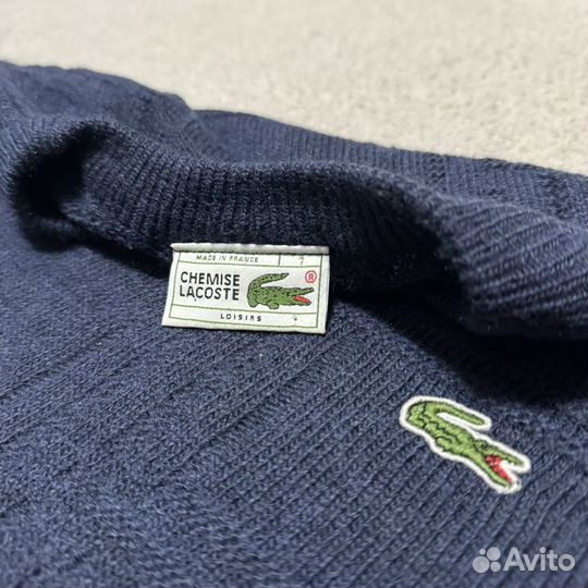 Свитер Lacoste Made in France Vintage оригинал