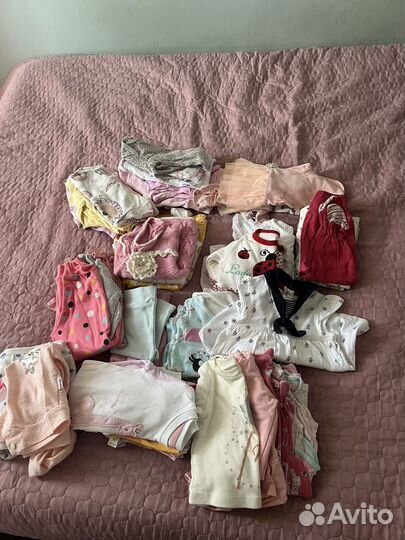 Пакет вещей на девочку 68-74