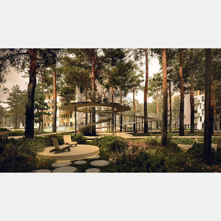 2-к. апартаменты, 56,9 м², 2/6 эт.