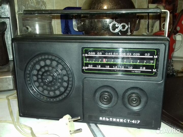 Радиоприемники СССР Альпинист 417 и сокол