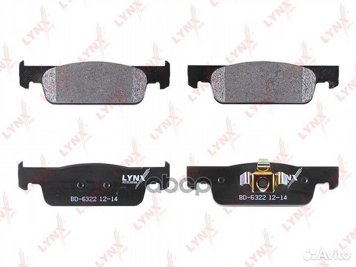 Колодки тормозные дисковые BD-6322 lynxauto