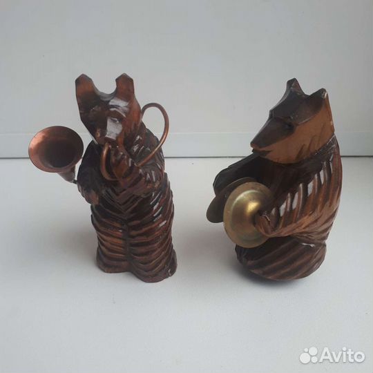 Статуэтки Медведи музыканты, СССР
