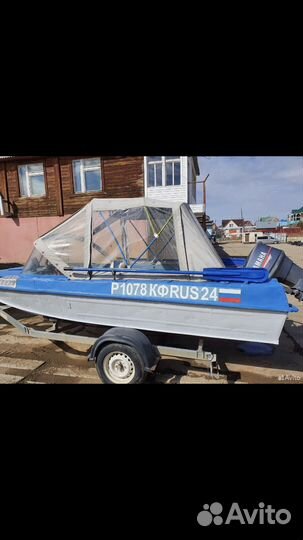 Казанка 5м 4 мотор 55 ямаха в Кодинске