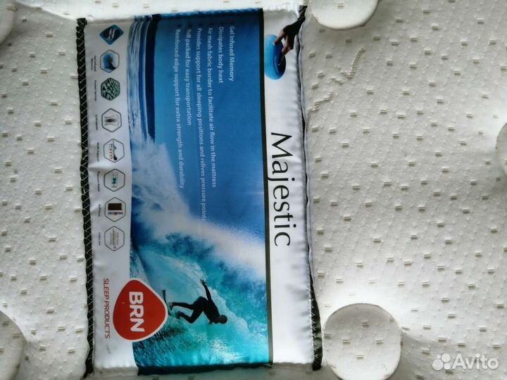 Матрас 160х200 бу средней жёсткости BRN Majestic