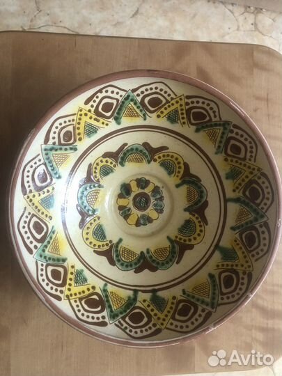 Декоративная тарелка керамика