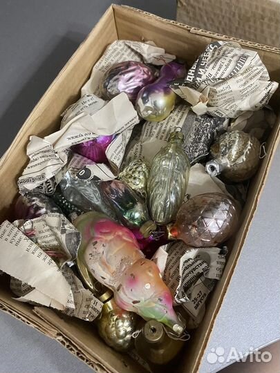 Елочные игрушки СССР