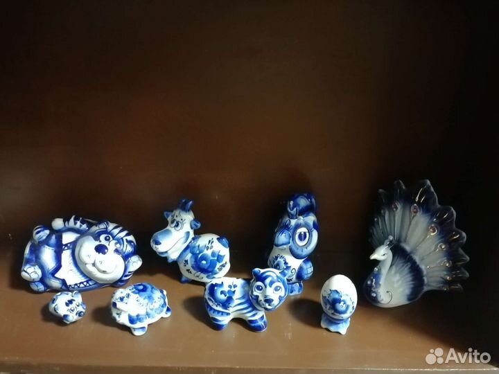 Фигурки гжель