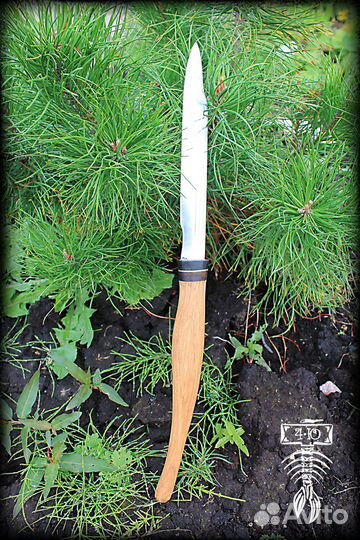 Кованый нож из бульдозерного клапана