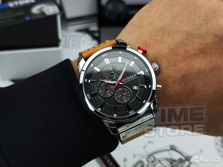 Мужские часы Curren Chronograph оригинал