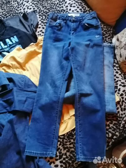 Вещи пакетом на мальчика, джинсы, рост 148-158
